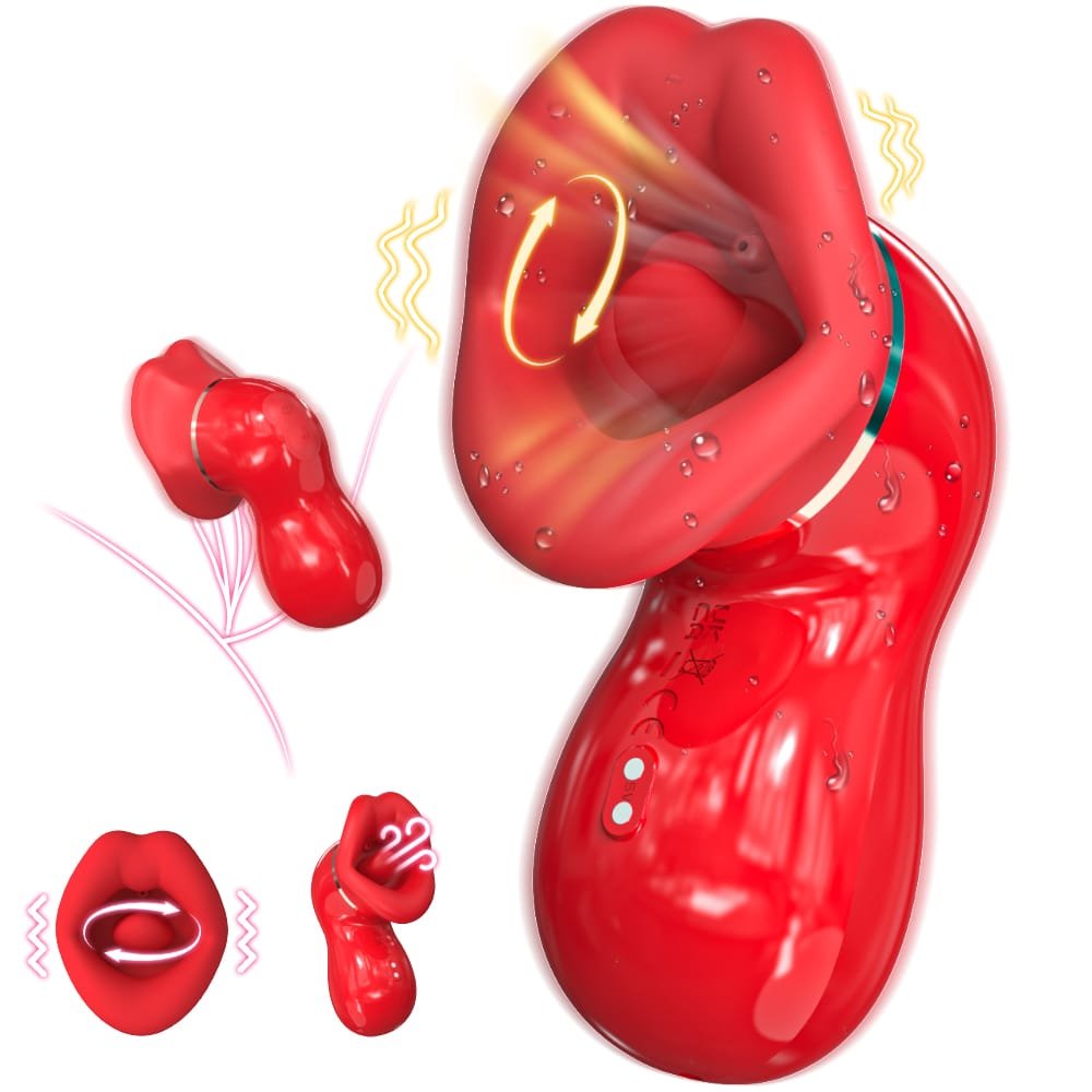Hot Lips LickWave 3-in-1 Tongue Vibrator main product image