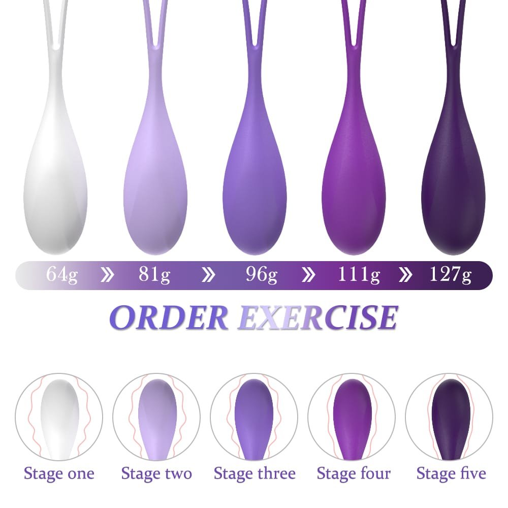 Body-safe silicone of Miracle-2 kegel balls