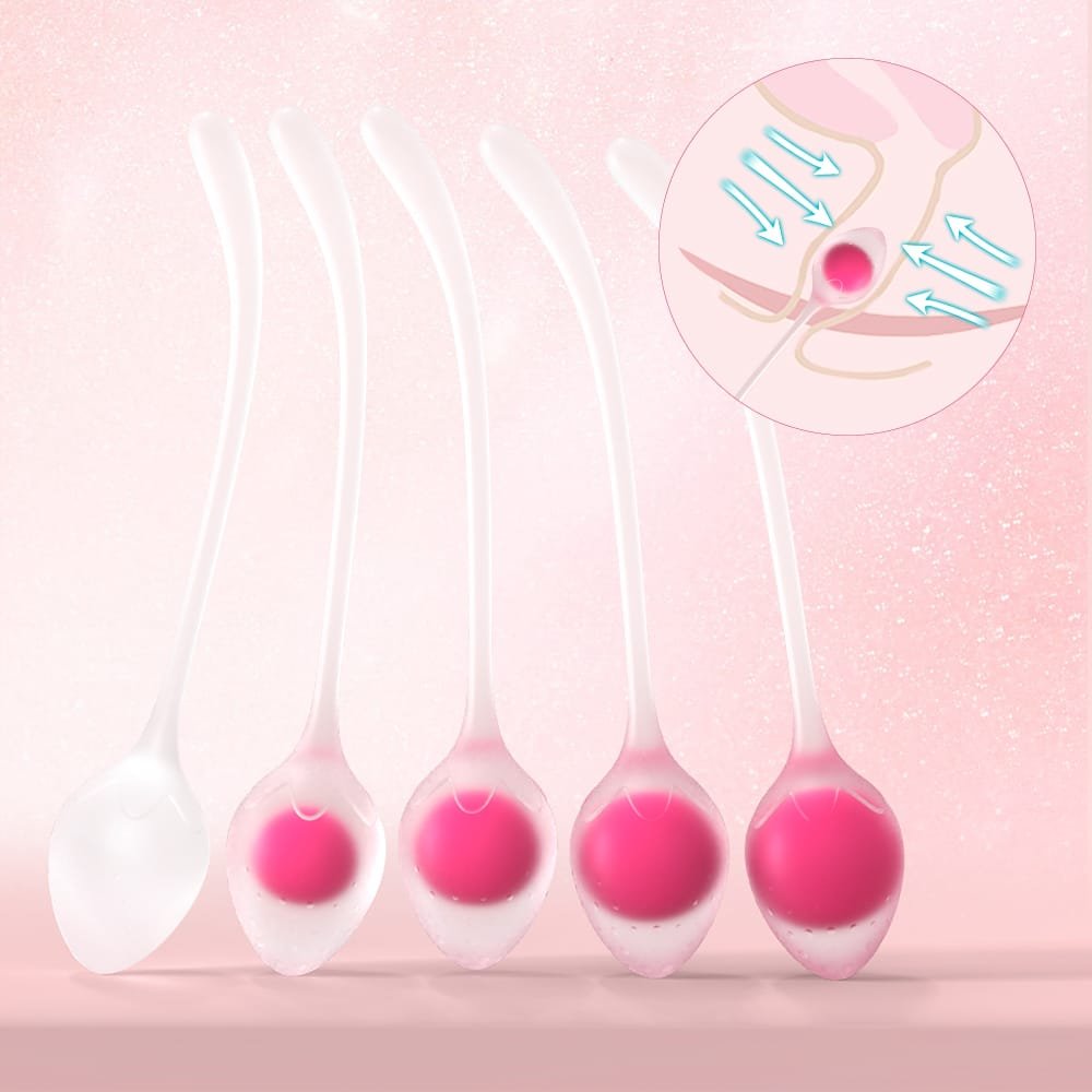 Crystal Strawberry Kegel Ball Set main product image