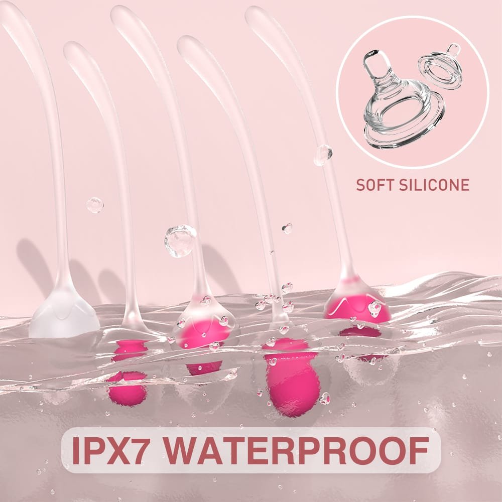 Waterproof Crystal Strawberry kegel ball set