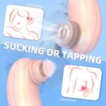 Mini Pod vibrator suction and flapping dual function