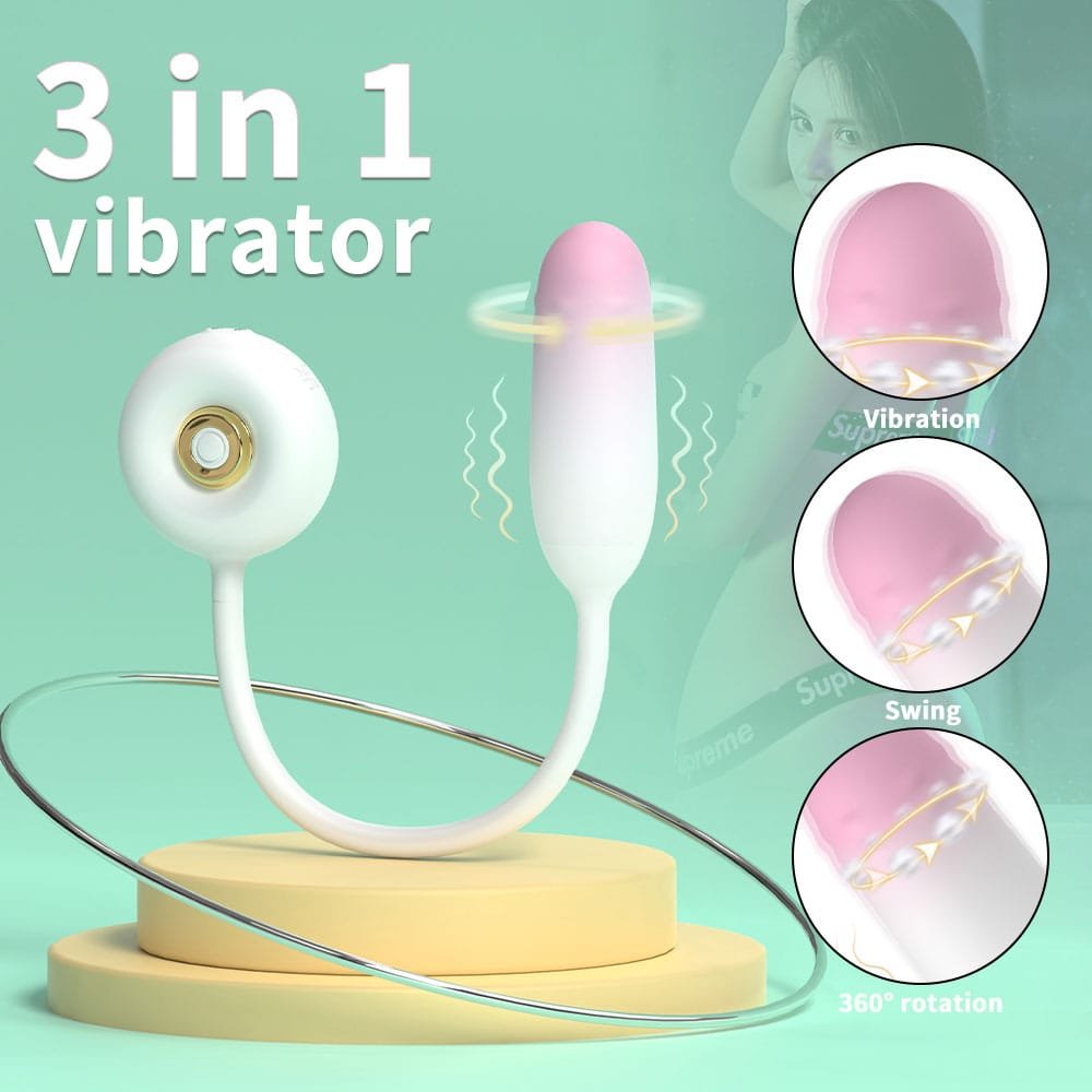 Rotating beads detail of Revolve toy vibrator