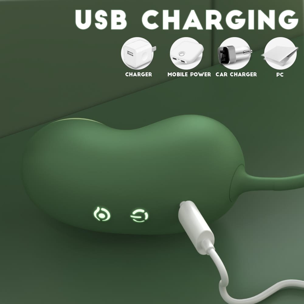 USB charging Pea Pod bean vibrator