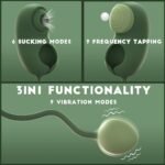Pea Pod bean vibrator green color detail