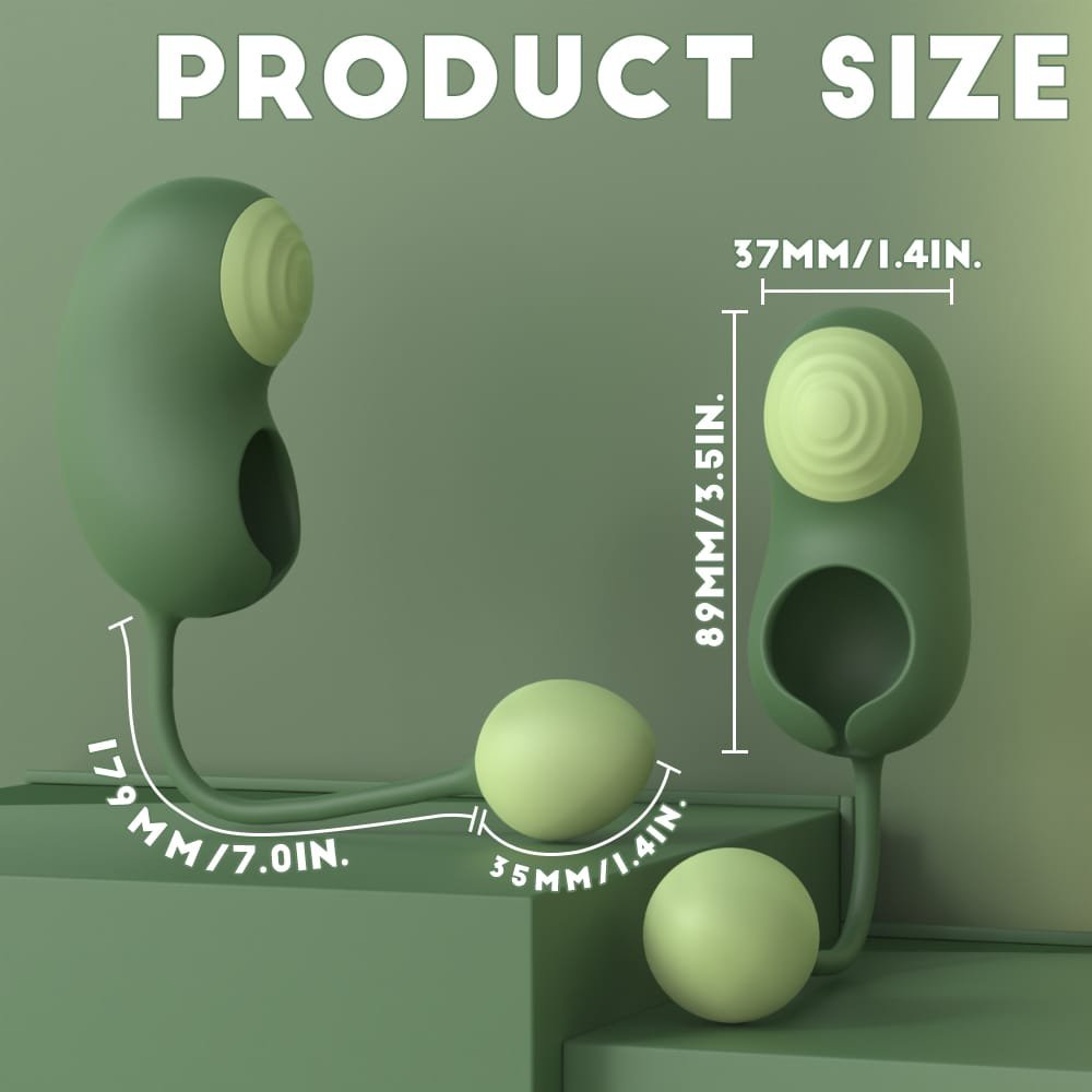 Pea Pod bean vibrator size dimensions