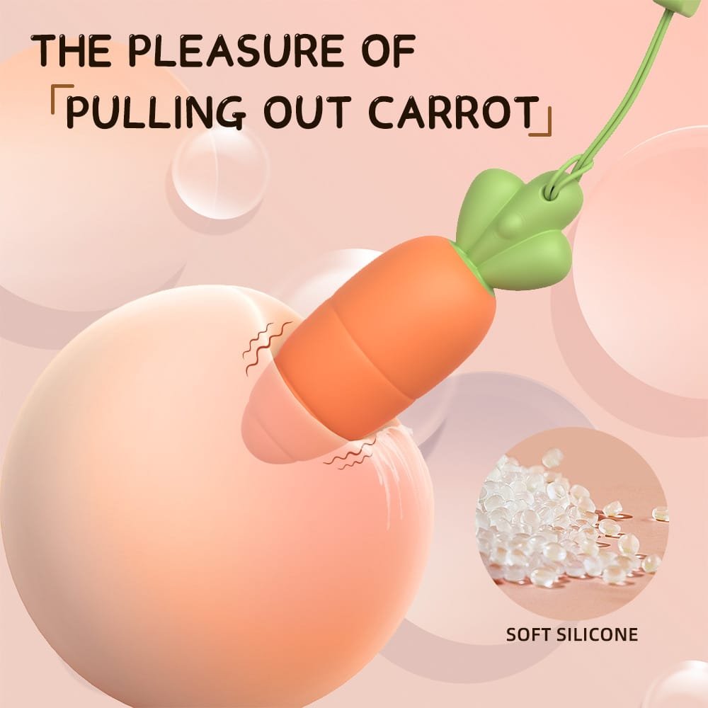 Playful carrot design of Carrots vibrator