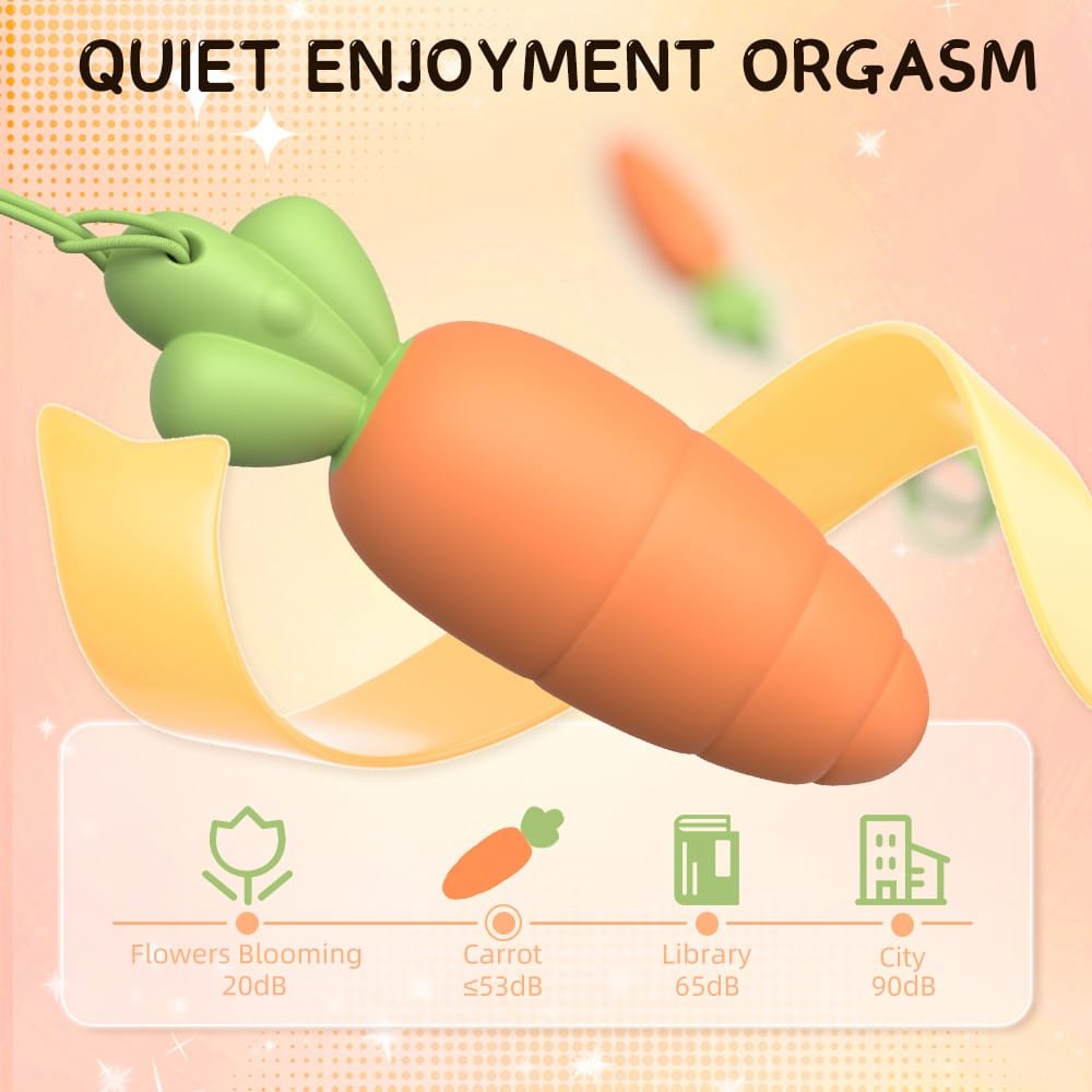 Silent operation of Carrots vibrating egg
