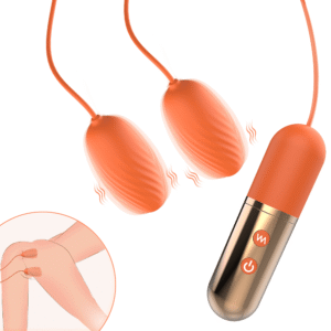 HelixCharge Double Silicone USB Vibrating Egg main product image