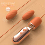 Waterproof HelixCharge double silicone vibrating egg