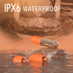 Waterproof LickTwins double silicone tongue vibrator