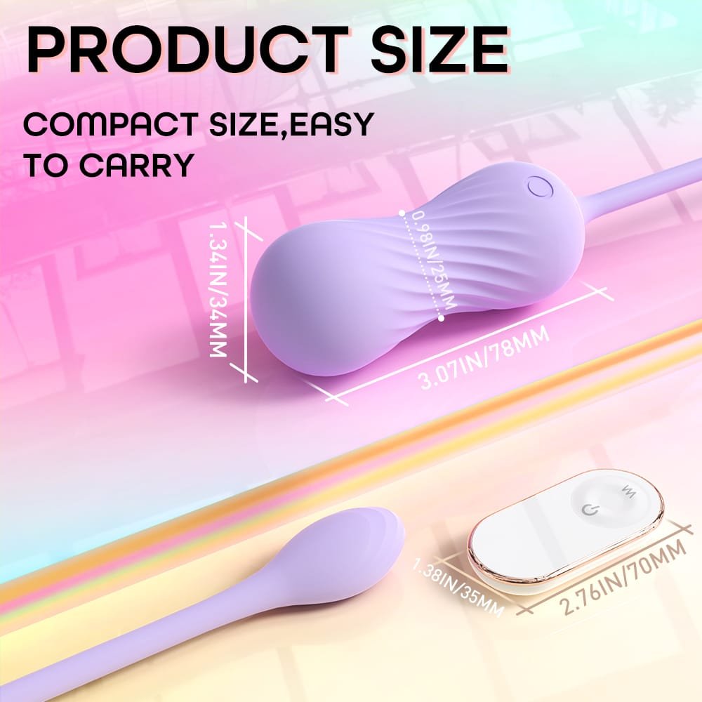 TwistWave vibrating egg size dimensions
