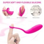 Soft silicone texture of whale-inspired vibrating egg