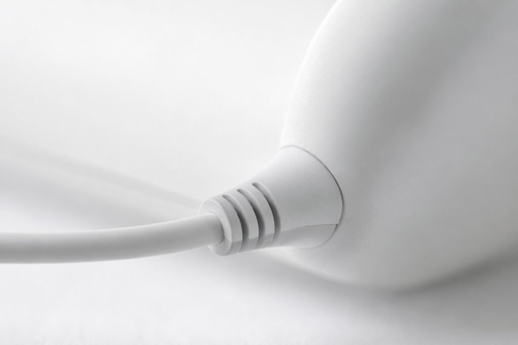 Cable strain relief durability test for wired bullet vibrator quality inspection
