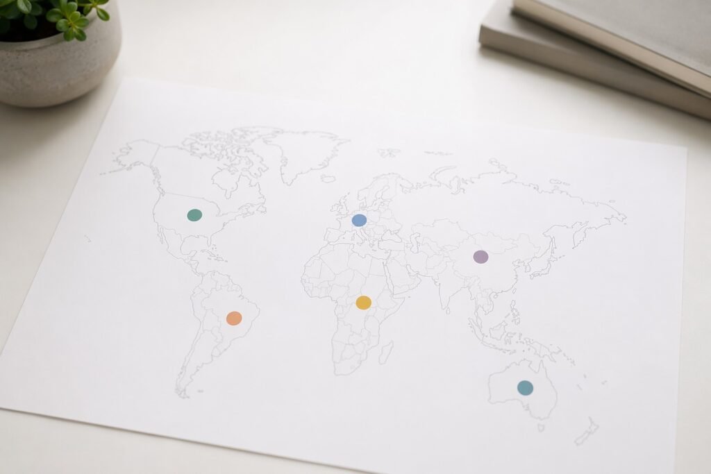 Global market preference map showing US, EU, Japan, Middle East, Australia, Southeast Asia for rabbit vibrator wholesale